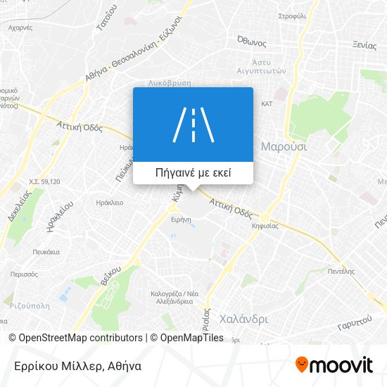 Ερρίκου Μίλλερ χάρτης