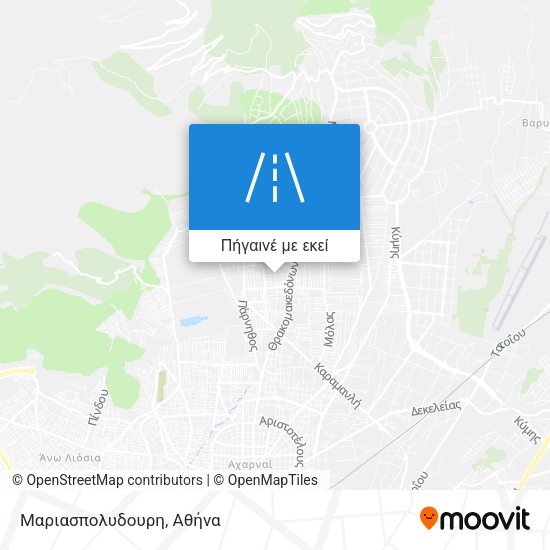 Μαριασπολυδουρη χάρτης