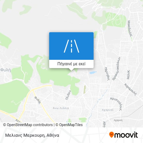 Μελιανς Μερκουρη χάρτης