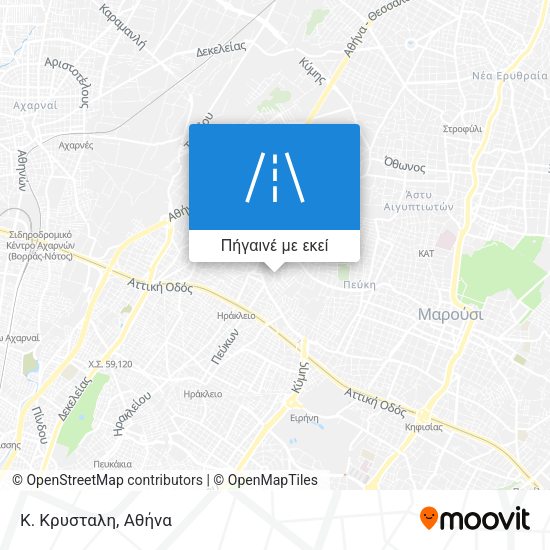 Κ. Κρυσταλη χάρτης