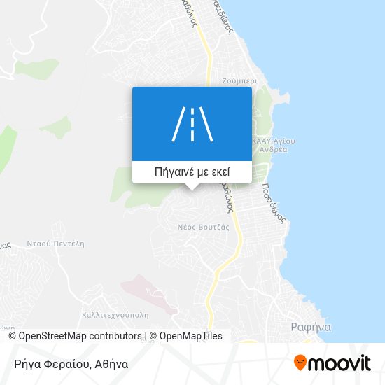 Ρήγα Φεραίου χάρτης