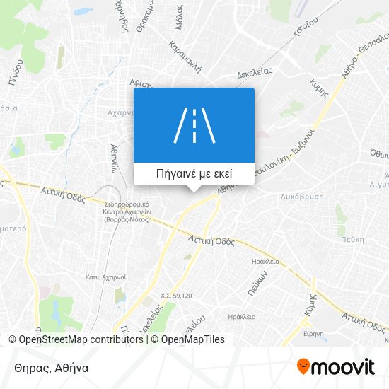 Θηρας χάρτης