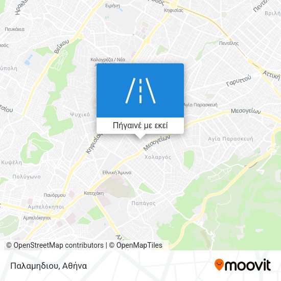 Παλαμηδιου χάρτης