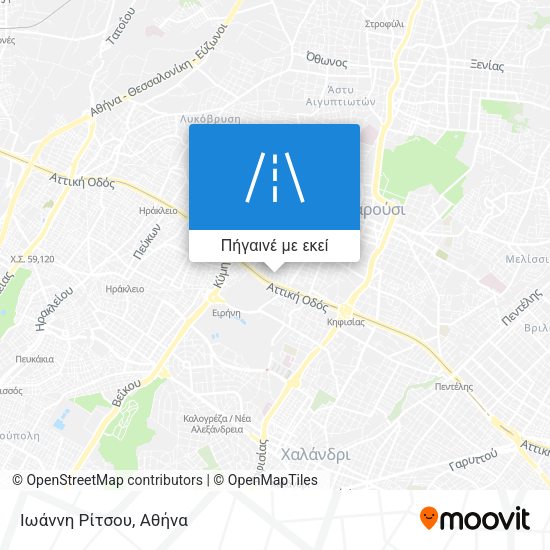 Ιωάννη Ρίτσου χάρτης