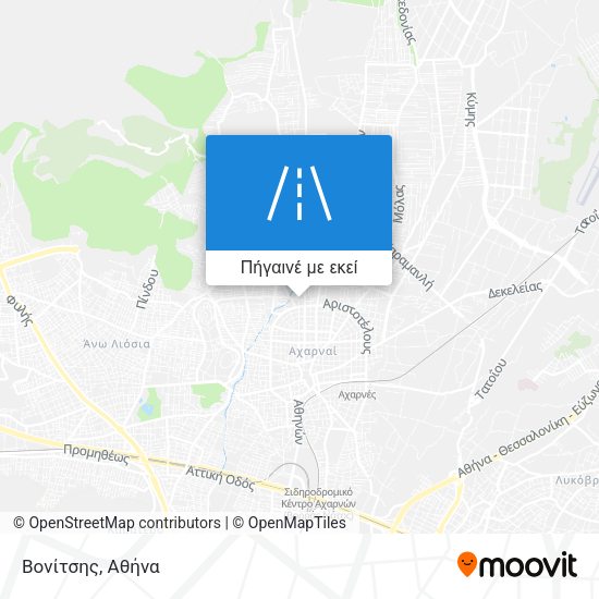 Βονίτσης χάρτης