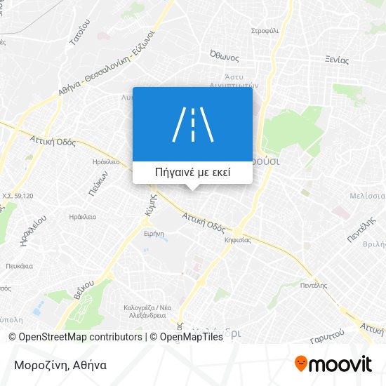 Μοροζίνη χάρτης