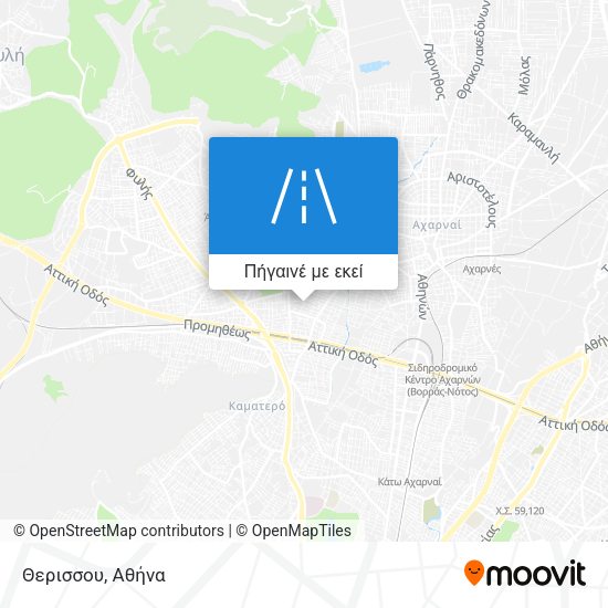 Θερισσου χάρτης