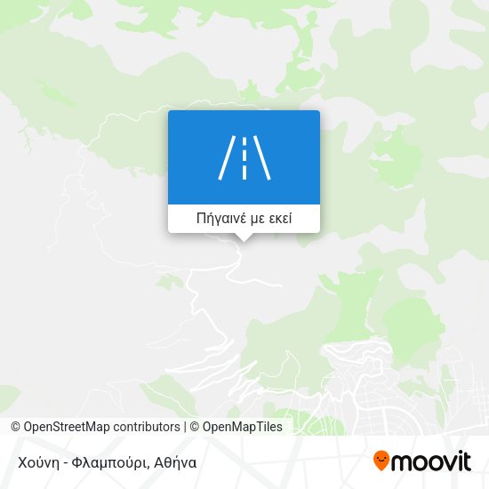 Χούνη - Φλαμπούρι χάρτης