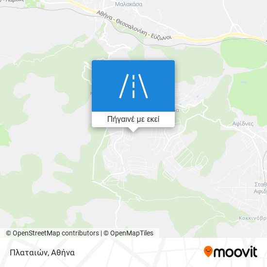 Πλαταιών χάρτης