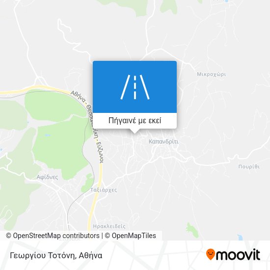 Γεωργίου Τοτόνη χάρτης