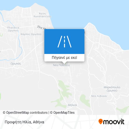Προφήτη Ηλία χάρτης