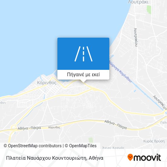 Πλατεία Ναυάρχου Κουντουριώτη χάρτης