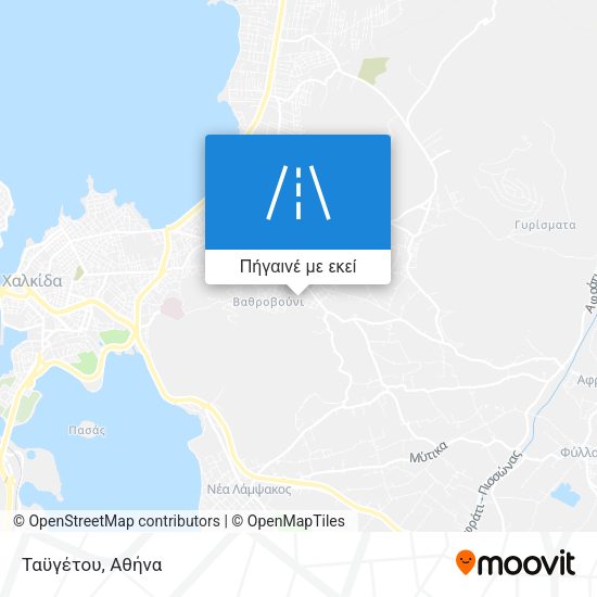 Ταϋγέτου χάρτης