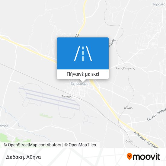 Δεδάκη χάρτης