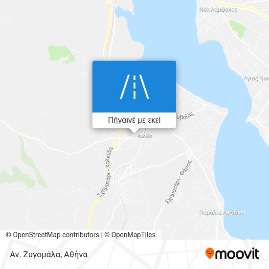 Αν. Ζυγομάλα χάρτης