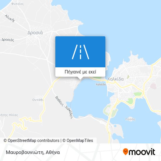 Μαυροβουνιώτη χάρτης