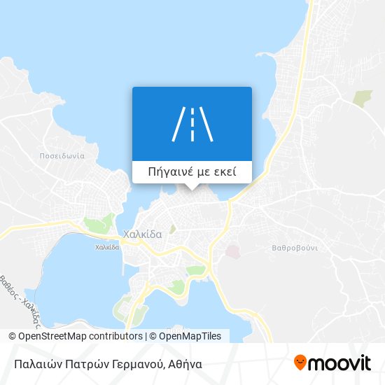 Παλαιών Πατρών Γερμανού χάρτης