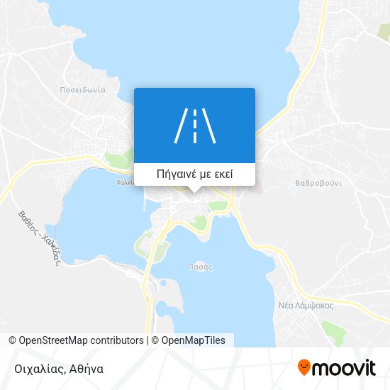 Οιχαλίας χάρτης