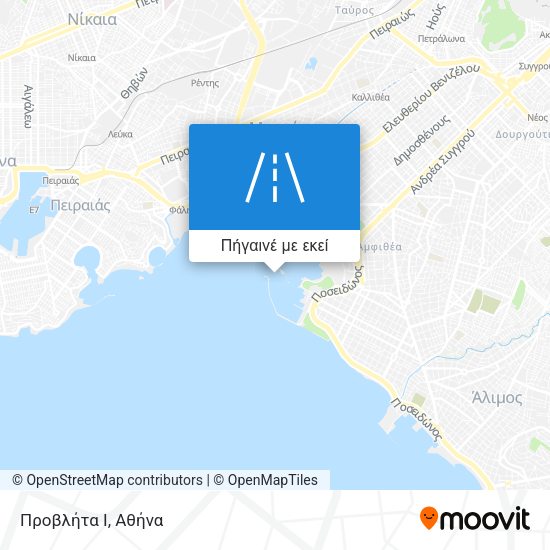 Προβλήτα I χάρτης