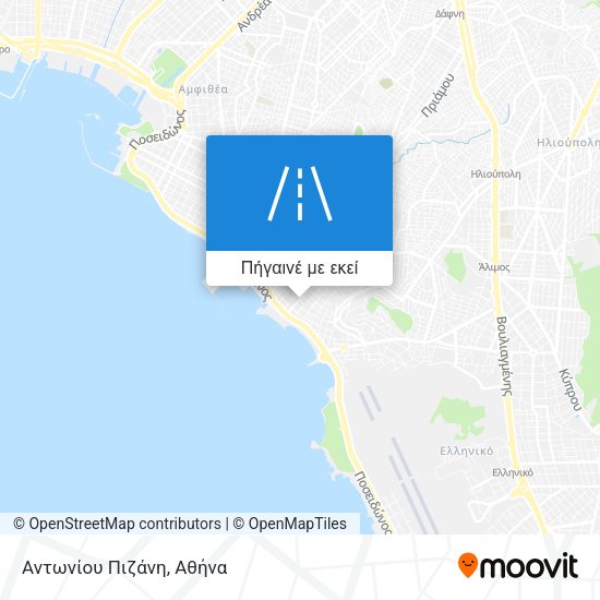 Αντωνίου Πιζάνη χάρτης