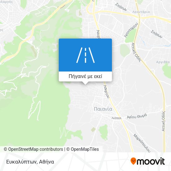 Ευκαλύπτων χάρτης