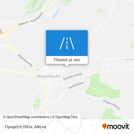 Προφήτη Ηλία χάρτης