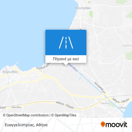 Ευαγγελιστρίας χάρτης