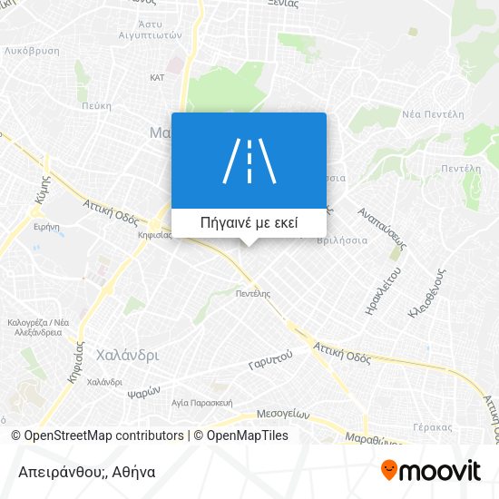 Απειράνθου; χάρτης