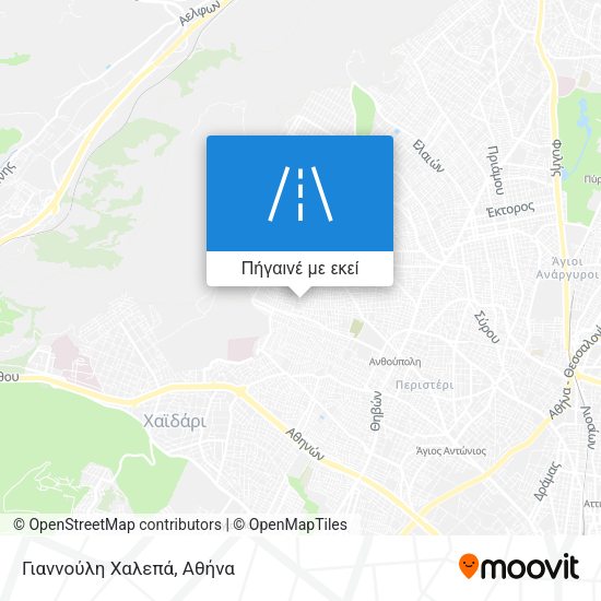 Γιαννούλη Χαλεπά χάρτης