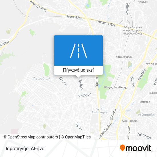 Ιεροπηγής χάρτης