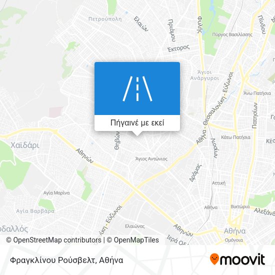 Φραγκλίνου Ρούσβελτ χάρτης
