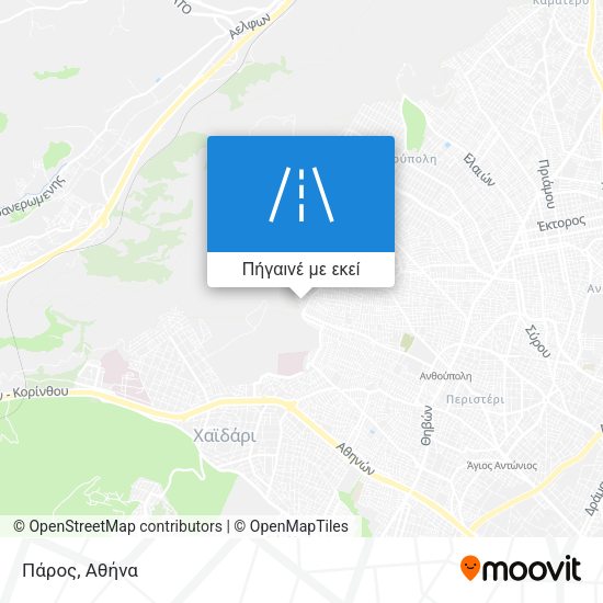 Πάρος χάρτης