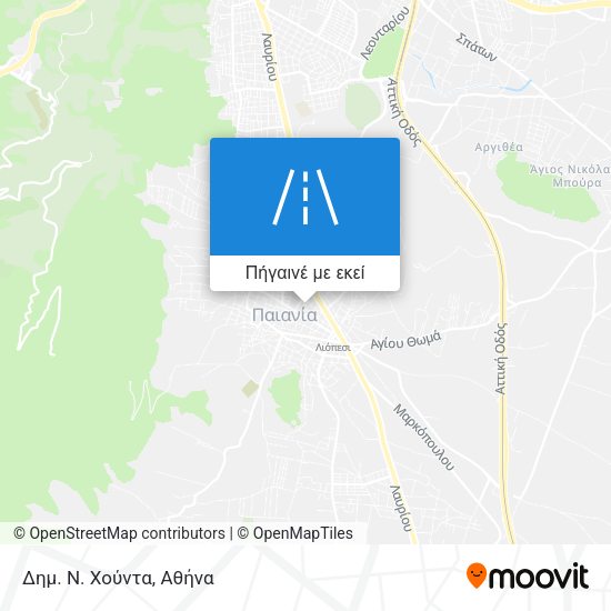 Δημ. Ν. Χούντα χάρτης