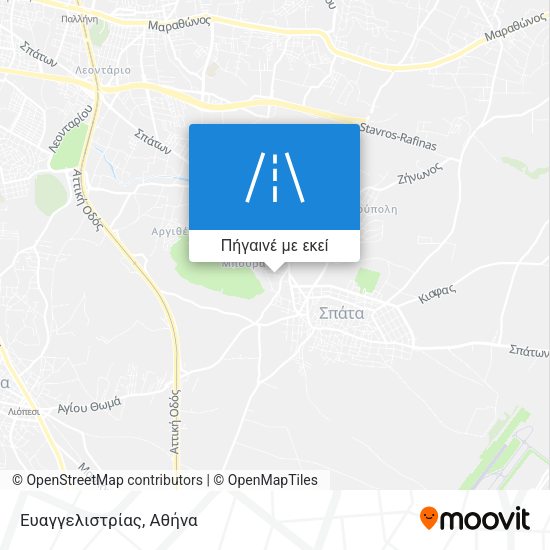 Ευαγγελιστρίας χάρτης