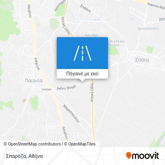 Σπαρόζα χάρτης