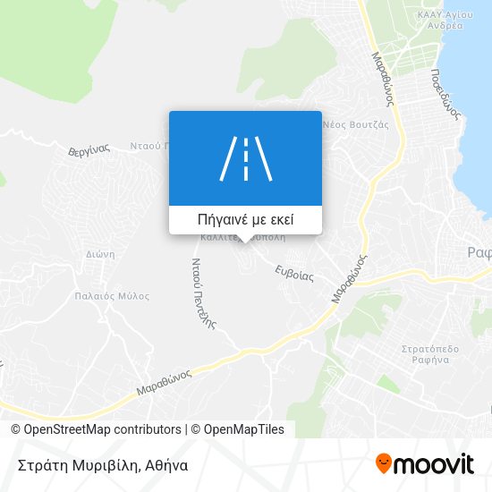 Στράτη Μυριβίλη χάρτης