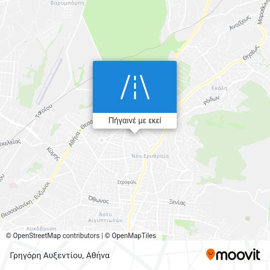 Γρηγόρη Αυξεντίου χάρτης