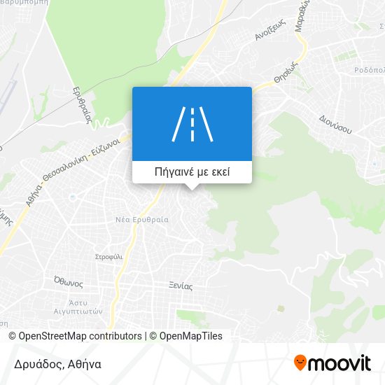 Δρυάδος χάρτης