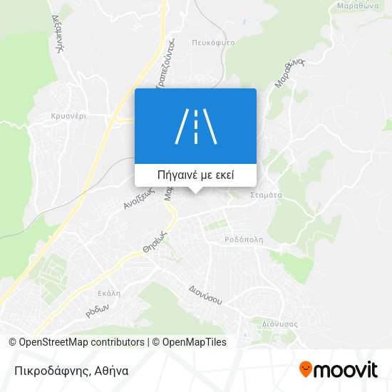 Πικροδάφνης χάρτης
