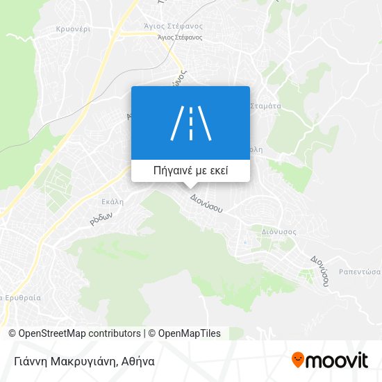 Γιάννη Μακρυγιάνη χάρτης
