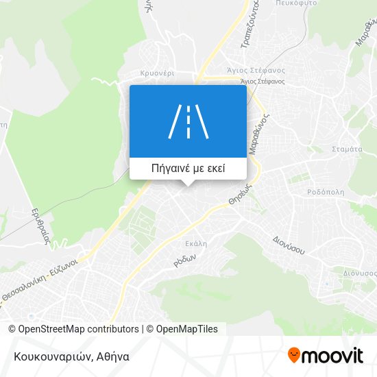 Κουκουναριών χάρτης