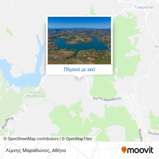 Λίμνης Μαραθώνος χάρτης