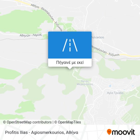 Profitis Ilias - Agiosmerkourios χάρτης