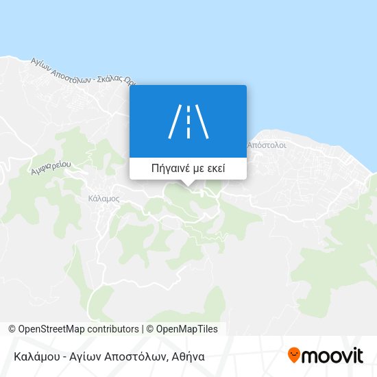 Καλάμου - Αγίων Αποστόλων χάρτης