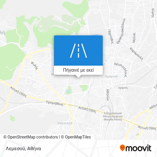 Λεμεσού χάρτης