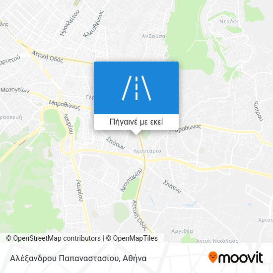 Αλέξανδρου Παπαναστασίου χάρτης