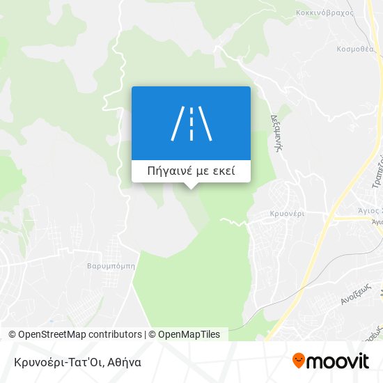 Κρυνοέρι-Τατ'Οι χάρτης