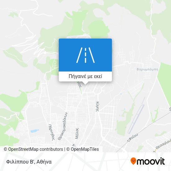 Φιλίππου Β' χάρτης