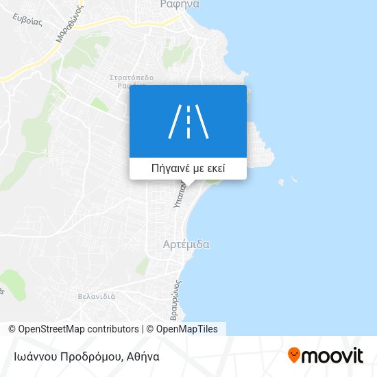 Ιωάννου Προδρόμου χάρτης