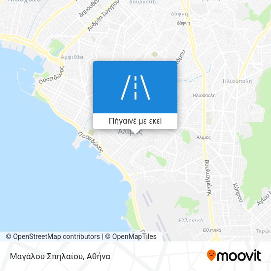 Μαγάλου Σπηλαίου χάρτης